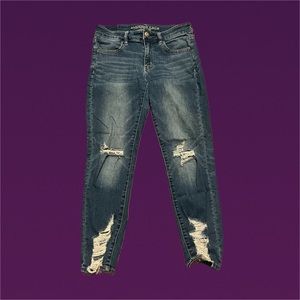 American Eagle jegging crop size 8 skinny jeans